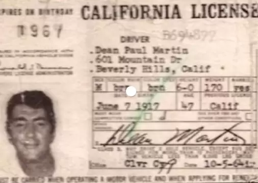 old drivers license